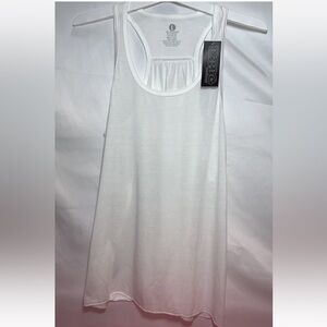 Racerback Tank Top  - white Light Weight  Large NWT - Epic MMA Gear